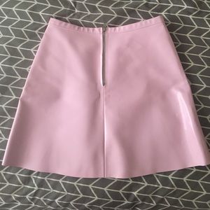 American Apparel Plastic Pink skirt